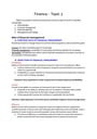 Cover page of Finance - Business Band 6 Year 12 HSC full syllabus notes