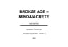 Cover page of Bronze Age Crete - Minoans Band 6 HSC Notes 2022 