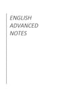 Cover page of BAND 6 ENGLISH ADVANCED NOTES (28 Pages)