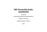 Cover page of NKE Personality Study - Akhenaten (Band 6 HSC Notes)