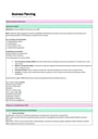 Cover page of Business Planning - PRELIM Business Studies Notes: Topic 2
