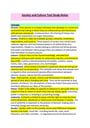 Cover page of Band 5 Society and Culture Study Notes
