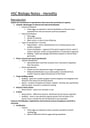 Cover page of HSC Biology - Heredity Notes 