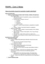Cover page of BAND 6. PDHPE - Core 1 Notes