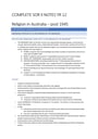 Cover page of Complete SOR II notes