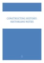 Cover page of History Extension: Constructing History Notes (Band 6/E4)