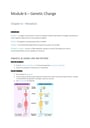 Cover page of Band 6 Biology - Module 6 - Genetic Change
