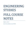 Cover page of ENGINEERING STUDIES  FULL COURSE NOTES (AS OF 2020 SYLLABUS)