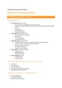 Cover page of IPT HSC notes - Project Management
