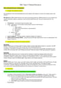 Cover page of Business Studies: HSC Topic 4 - Human Resources