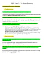 Cover page of Economics: HSC Topic 1 - The Global Economy