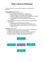 Cover page of Topic 1: Nature of Business - Comprehensive Notes