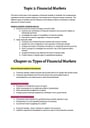 Cover page of Topic 5 - Financial Markets - Comprehensive Band 6 Notes