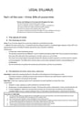 Cover page of Full Legal Studies Syllabus