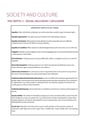Cover page of Year 12 HSC Society and Culture Notes