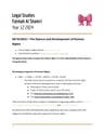 Cover page of Legal studies notes