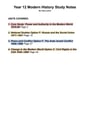 Cover page of Modern History Study Notes for 4 Modules