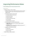Cover page of PDHPE Option: Improving Performance Full Notes