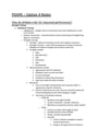 Cover page of BAND 6. PDHPE - Option 4 Notes