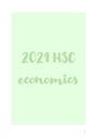 Cover page of HSC Economics Whole Course Summary Notes