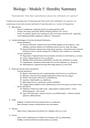 Cover page of Biology summary notes