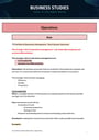 Cover page of 2024 HSC Band 6 Business Studies Syllabus Notes