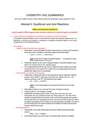 Cover page of Complete chemistry summaries HSC (New Syllabus!)