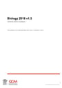 Cover page of Biology syllabus with complete notes