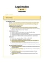 Cover page of BAND 6 LEGAL STUDIES - HSC Study Notes - ALL TOPICS