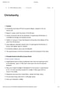 Cover page of Christianity - Preliminary SOR II Summary Notes