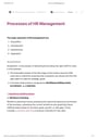 Cover page of Processes of Human Resource Management - BAND 6 HSC NOTES