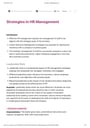 Cover page of Strategies in Human Resource Management - BAND 6 HSC NOTES