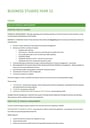 Cover page of HSC Band 6 (93) Finance Business Studies Notes 