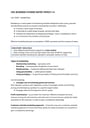 Cover page of Comprehensive Business Studies HSC notes