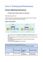 Cover page of HSC PDHPE Core 2: Factors Affecting Performance – High-Quality Summary Notes