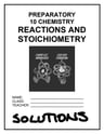 Cover page of Complete Worked Solutions: Year 10 Chemistry - Reactions & Stoichiometry