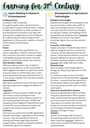 Cover page of HSC Agriculture - Farming for the 21st Century - Summary Notes