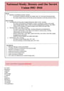 Cover page of BAND 6 MODERN HISTORY COMPREHENSIVE NATIONAL STUDY: RUSSIA AND THE SOVIET UNION NOTES HSC YEAR 12