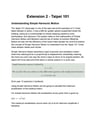 Cover page of Taipei 101 - extension 2 maths