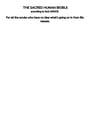 Cover page of Human Biology Notes - Unit 1 and 2