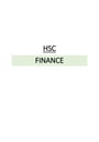 Cover page of Finance Business Notes