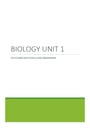 Cover page of QCAA Biology Unit 1 Compiled Notes 2020