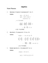 Cover page of Algebra _ Factor Theorem