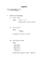 Cover page of Algebra _ Least Common Multiple (L.C.M.)