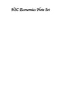 Cover page of Year 12 Economics HSC notes 2020