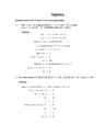Cover page of Algebra _ Relation between H.C.F and L.C.M. of two polynomials