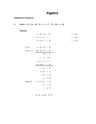 Cover page of Algebra _ Simultaneous Equations