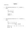 Cover page of Algebra _ Synthetic Division