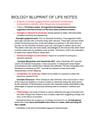 Cover page of BIOLOGY YEAR 12 - BLUPRINT OF LIFE BAND 6 NOTES!