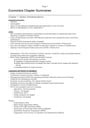 Cover page of ECONOMICS UNIT 3 & 4 class notes - 92% STUDENT
